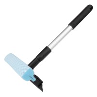 Myjka do szyb okien luster + ściągaczka do wody teleskopowa aluminiowa 35/48 cm AMIO-03853 