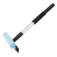 Myjka do szyb okien luster + ściągaczka do wody teleskopowa aluminiowa 46/70 cm AMIO-03854 