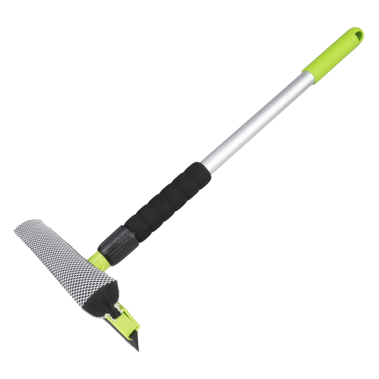Myjka do szyb okien luster + ściągaczka do wody teleskopowa aluminiowa 55/80 cm AMIO-03856 