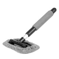Myjka do szyb okien luster teleskopowa prostokątna mikrofibra 30,5/46 cm AMIO-03859 