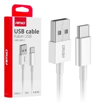 Kabel do ładowania USB-A - USB-C 2A 100cm FullLINK AMIO-03893 