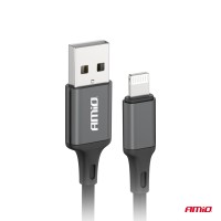 logo Kabel do ładowania USB-A - LIGHTNING IPHONE 2A 100cm FullLINK AMIO-03901