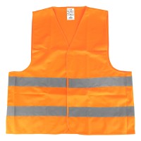 Kamizelka ostrzegawcza odblaskowa pomarańczowa z certyfikatem XXL AMIO-03985 