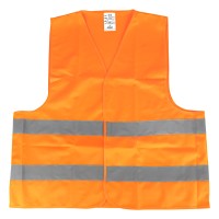Kamizelka ostrzegawcza odblaskowa pomarańczowa z certyfikatem XXXL AMIO-03986 