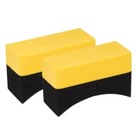 Gąbka aplikator do opon samochodowych zestaw 2 szt. AMIO-04018 
