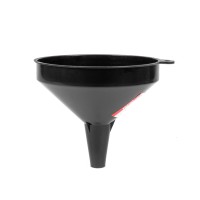 Lejek plastikowy czarny uniwersalny do paliwa cieczy wody 10 cm AMIO-04044 