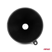 logo Lejek plastikowy czarny uniwersalny do paliwa cieczy wody 10 cm AMIO-04044