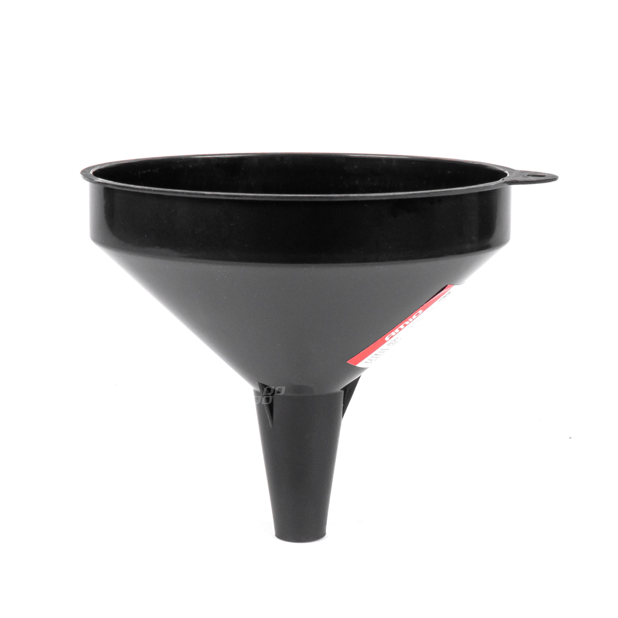 Lejek plastikowy czarny uniwersalny do paliwa cieczy wody 14,5 cm AMIO-04045 