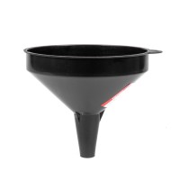 Lejek plastikowy czarny uniwersalny do paliwa cieczy wody 14,5 cm AMIO-04045 