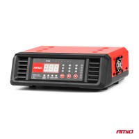 logo Prostownik cyfrowy stacjonarny 10A 6V 12V AMIO-04056