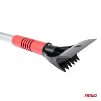 logo Szczotka zmiotka skrobaczka do szyb śniegu lodu teleskopowa 75-94cm AMIO-04150
