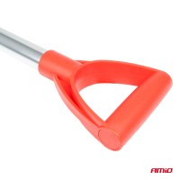 logo Wysuwana łopata do śniegu odśnieżania z aluminiowym ostrzem 71-91cm AMIO-04151