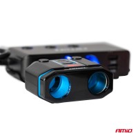 logo Rozdzielacz rozgałęźnik gniazda zapalniczki PD30W PD20W QC3.0 12V 24V + woltomierz AMIO-04174