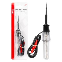 Samochodowy tester napięcia z zaciskiem krokodyl 6-12V AMIO-04272 
