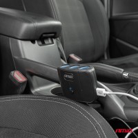 logo Rozdzielacz gniazda zapalniczki z ładowarką 2x USB-A ON/OFF 12V 24V 100W 70cm AMIO-04362