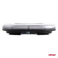 logo Belka ostrzegawcza bezprzewodowa LED z pilotem R65 R10 326x186x63 26W 12V 24V AMIO-04369