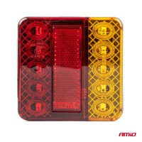 logo Lampa zespolona tylna 12V LED AMIO-04389