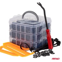 logo Spinki samochodowe kołki klipsy ściągacz do tapicerki 650el. AMIO-04433