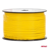 logo Przewód jednożyłowy żółty CCA 1x1mm2 100m 5A 12/230V AMIO-04448