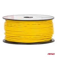 logo Przewód jednożyłowy żółty CCA 1x1.5mm2 50m 7.5A 12/230V AMIO-04449