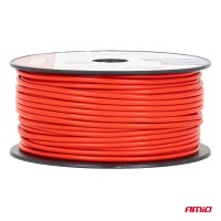 logo Przewód jednożyłowy czerwony CCA 1x1.5mm2 50m 7.5A 12/230V AMIO-04452