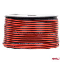 logo Kabel głośnikowy dwużyłowy CCA 2x0.75mm2 100m 3.75A AMIO-04457
