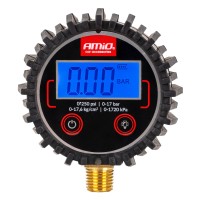Ciśnieniomierz cyfrowy manometr elektryczny 17 bar G 1/4 AMIO-04463 