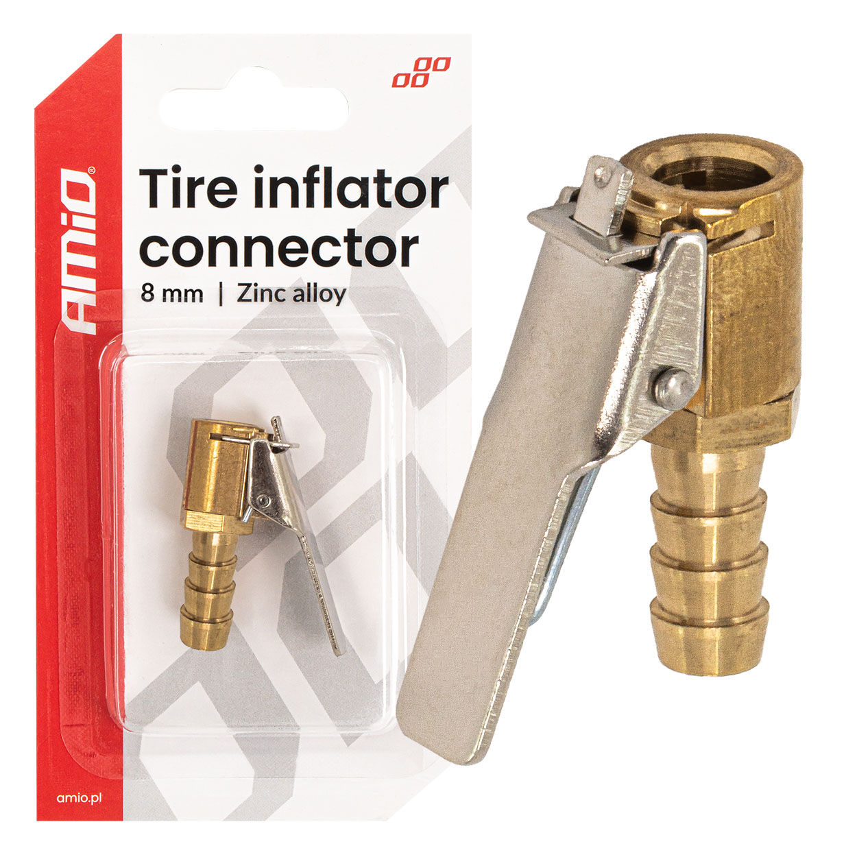 Adapter kompresora 8mm AMIO-04494 