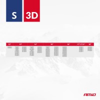 logo Łańcuchy śniegowe tekstylne 3D 2 szt. rozmiar S EN16662-1 Önorm V5121 AMIO-04507