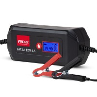 Prostownik cyfrowy STD GEL AGM WET MAX 6A 6V 12V AMIO-04524 