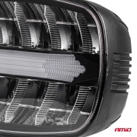 logo Reflektor drogowy dalekosiężny LED z funkcją świateł pozycyjnych 109W 12V 24V AMIO-04535