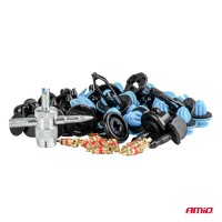 logo Zestaw spinek i kołków samochodowych mały z narzędziami 148szt. AMIO-04741