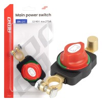 Główny wyłącznik prądu hebel akumulatora 12V-48V max 275A AMIO-04830 