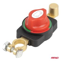 logo Główny wyłącznik prądu hebel akumulatora 12V-48V max 275A AMIO-04830