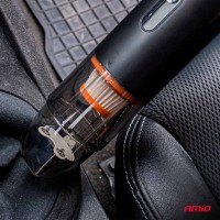 logo Odkurzacz samochodowy bezprzewodowy z funkcją dmuchawy i pompy ssącej 6 kPa 50W 150ml AMIO-04888