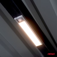 logo Bezprzewodowa lampa LED z czujnikiem ruchu 1.2W 1000mAh USB-C 23cm AMIO-04893