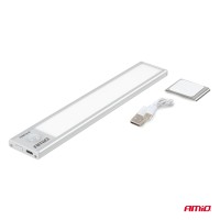 logo Bezprzewodowa lampa LED z czujnikiem ruchu 1.2W 1000mAh USB-C 23cm AMIO-04893