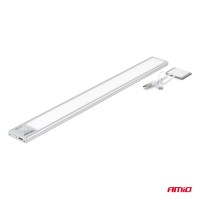 logo Bezprzewodowa lampa LED z czujnikiem ruchu 2W 1500mAh USB-C 40cm AMIO-04894
