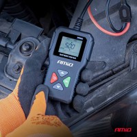 logo Cyfrowy tester akumulatora 2–220 Ah 6V 12V 24V AMIO-04920