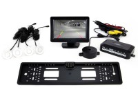 Zestaw czujników TFT01 4,3 z kamerą CAM-402 LED 4 sensory białe 