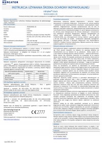 logo Rękawice nitrylowe czarne Mercator Nitrylex Black rozmiar S 100 szt.