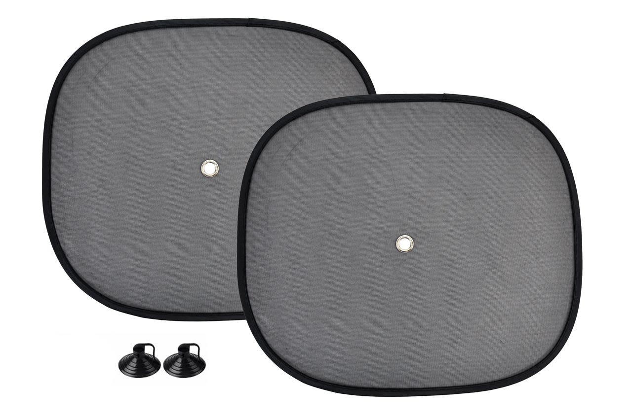 Osłony 2 szt 44x38cm boczne zasłony przeciwsłoneczne AMIO-01537 