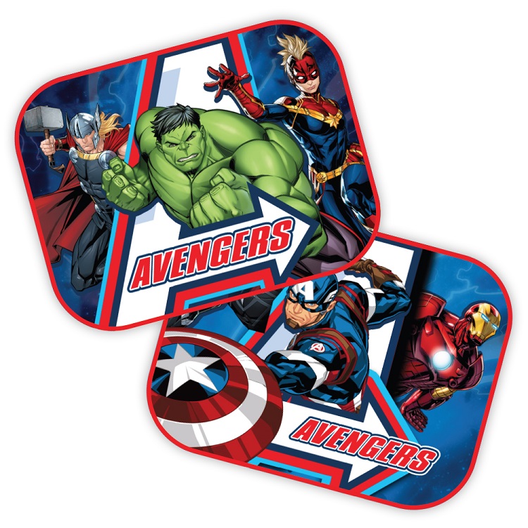 Zasłonki boczne 2 szt 44*35cm AVENGERS 