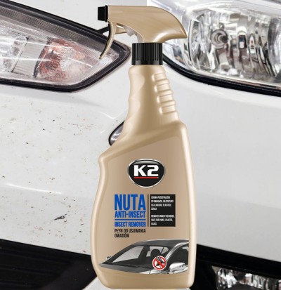 logo NUTA K2 ANTI-INSECT PREPARAT DO USÓWANIA OWADÓW Z SZYB I KAROSERII K117M