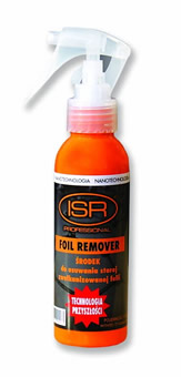 FOIL REMOVER / FOLIA REMOVER 100ML Znakomity Bardzo Skuteczny preparat Do Usówania Starej Zwulkanizowanej Folii, kleju, naklejek