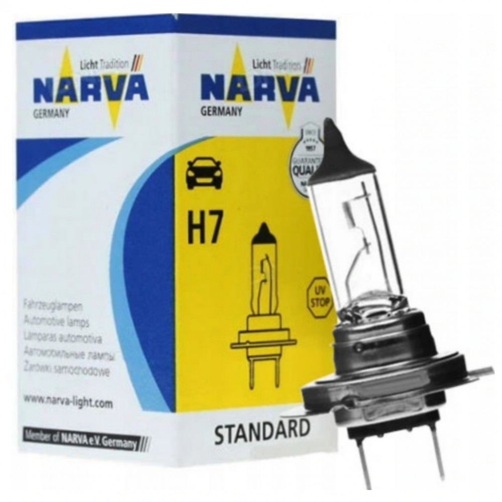 ŻARÓWKA HALOGENOWA H7 / 12V/55W NARVA 48328 Żarówka Halogenowa H7 / 12V/55W do jazdy dziennej