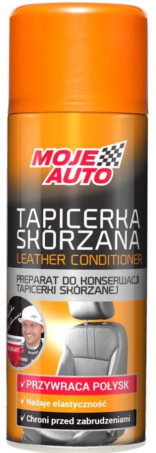 PREPARAT DO CZYSZCZENIA TAPICERKI SKÓRZANEJ "MOJE AUTO" 19-024 Bezkompromisowy w Działaniu Środek do Mycia i Czyszczenia Tapicerki Skórzanej