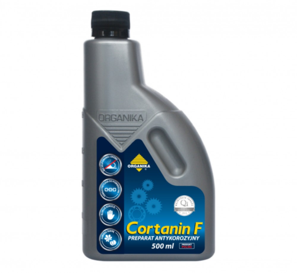 CORTANIN F 500ML PREPARAT ANTYKOROZYJNY Odrdzewiacz, Zabezpieczenie Powierzchni Stalowych Przed Rdzą