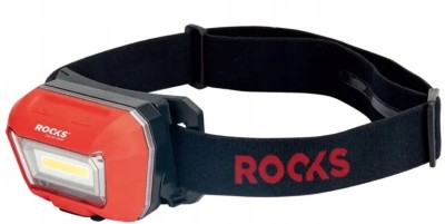 logo LATARKA CZOŁOWA NAGŁOWNA LED ROCKS 300LM LATARKA OK-03.3000