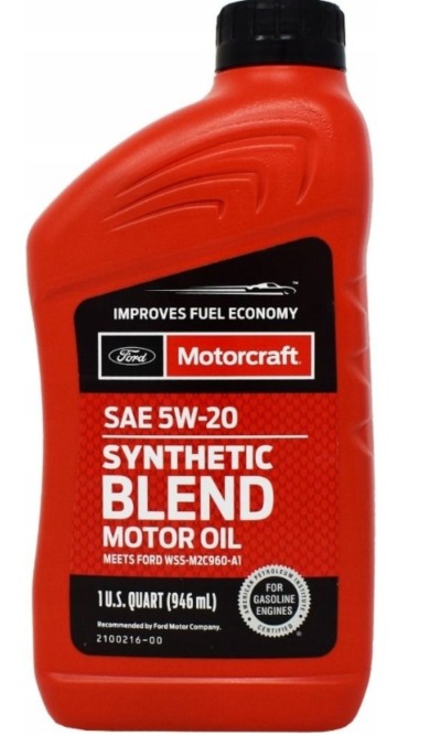 OLEJ SILNIKOWY FORD MOTORCRAFT 5W20 1L SYNHETIC BLEND 1081395 FORD MOTORCRAFT ENGINE OIL 5W20 1L SYNTHETIC BLEND 1081395